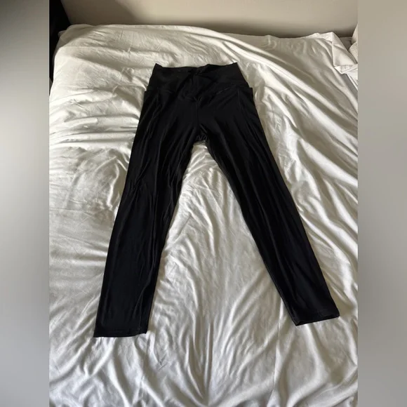 OFFLINE by Aerie Real Me Xtra Crossover Leggings - XL - Black - Pocket 7/8 - Picture 1 of 12